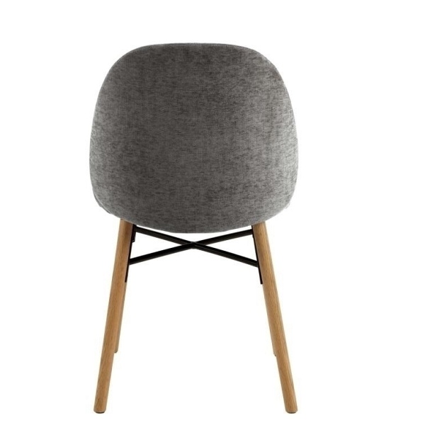 Krzesło Sophia szary ciemny/ dąb Danny 10 - ACTONA